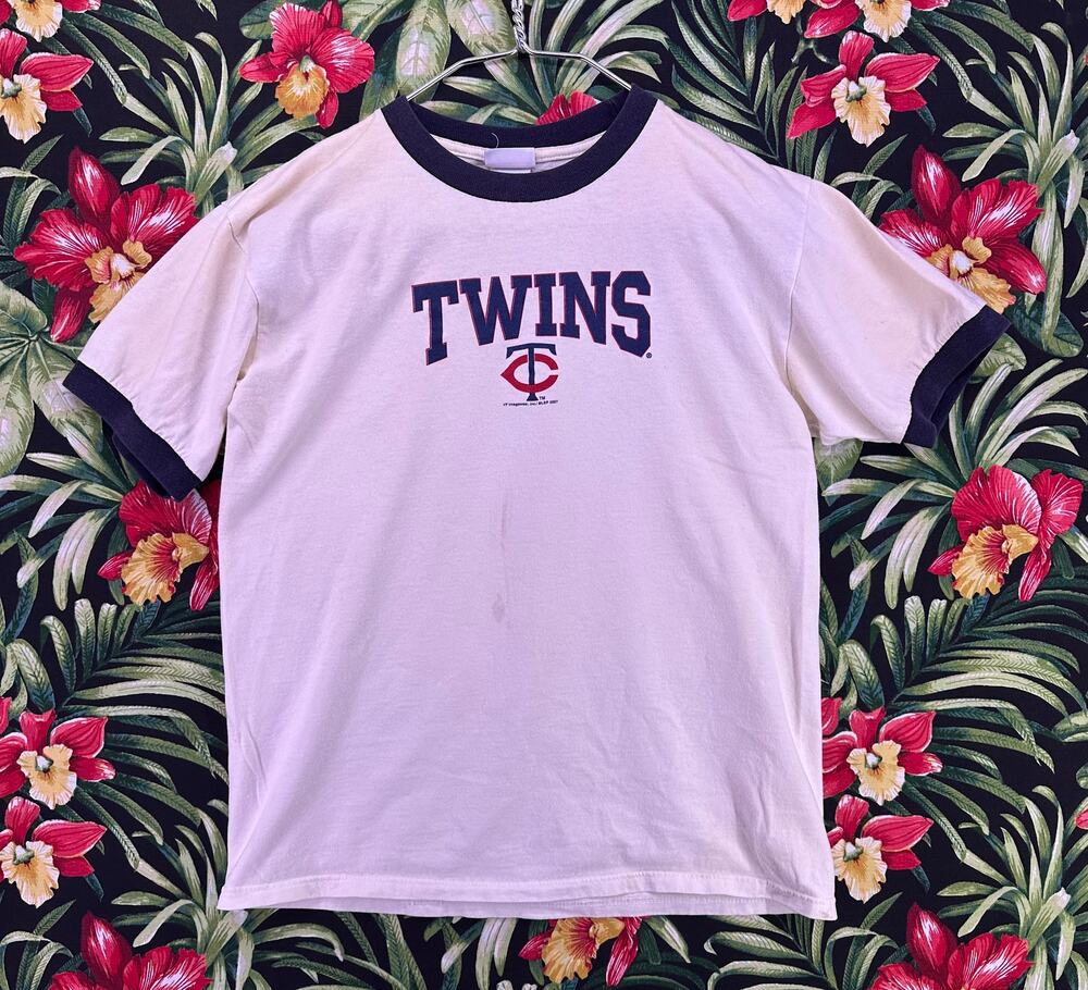 Vintage 07  Minnesota Twins Baseball White Tee Size XL